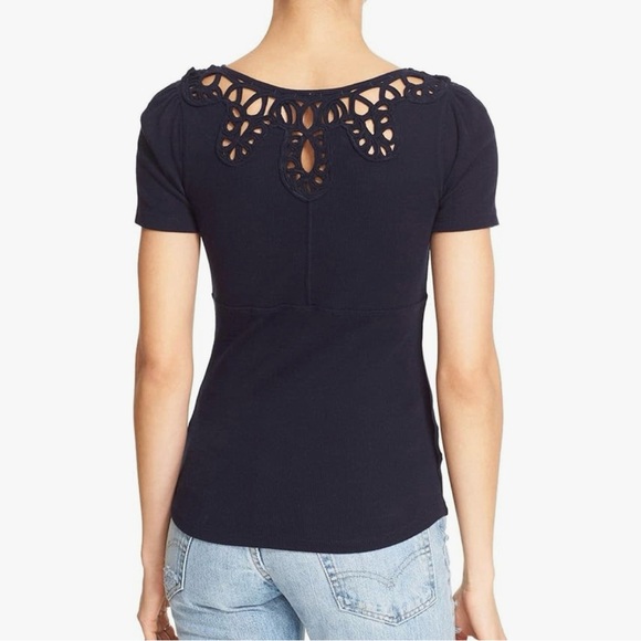 FREE PEOPLE We Are The Free Blast From The Past Short Sleeve V-Neck Top … - Picture 13 of 14